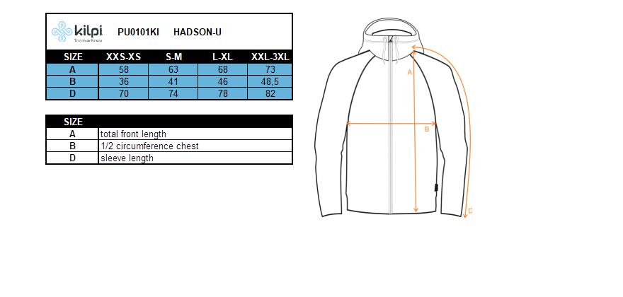 Unisex střední vrstva Kilpi HADSON-U 7/7