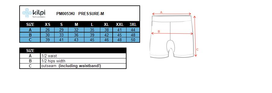 Fietsshorts voor heren Kilpi PRESSURE-M 7/7