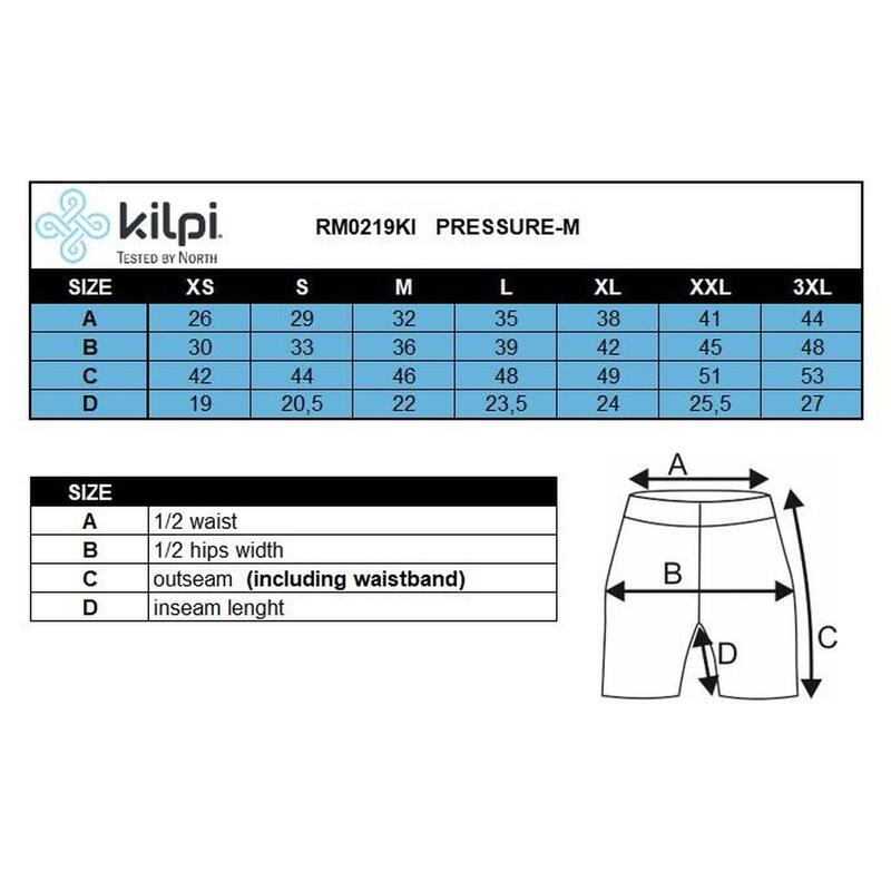Męskie spodenki kolarskie Kilpi PRESSURE-M