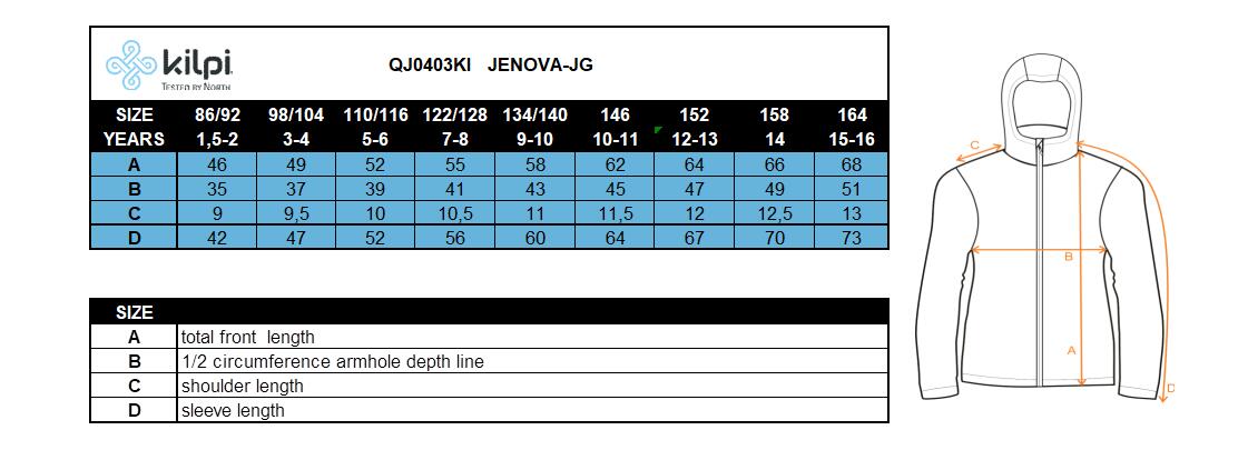 Meisjes ski-jas Kilpi JENOVA-JG 7/7