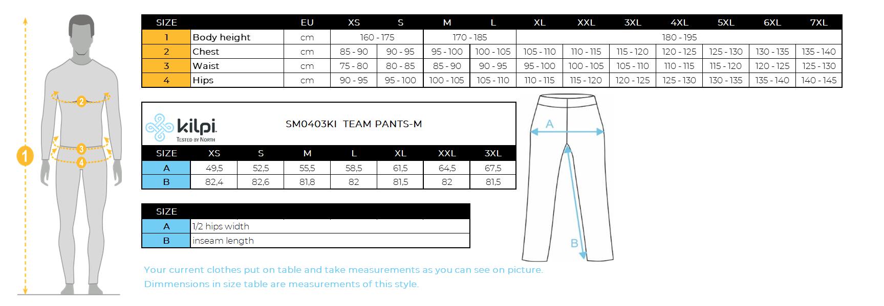 Pantalon de ski Kilpi Dermizax Primaloft Team 7/7