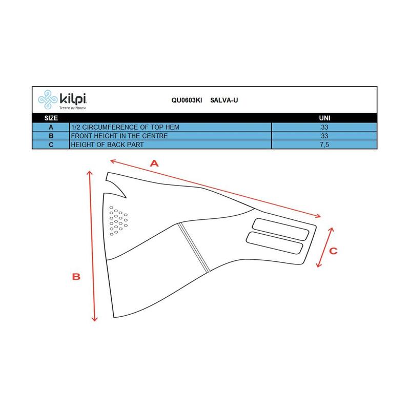 Masca Ski/Snowboard KILPI Salva, Negru, Adulti