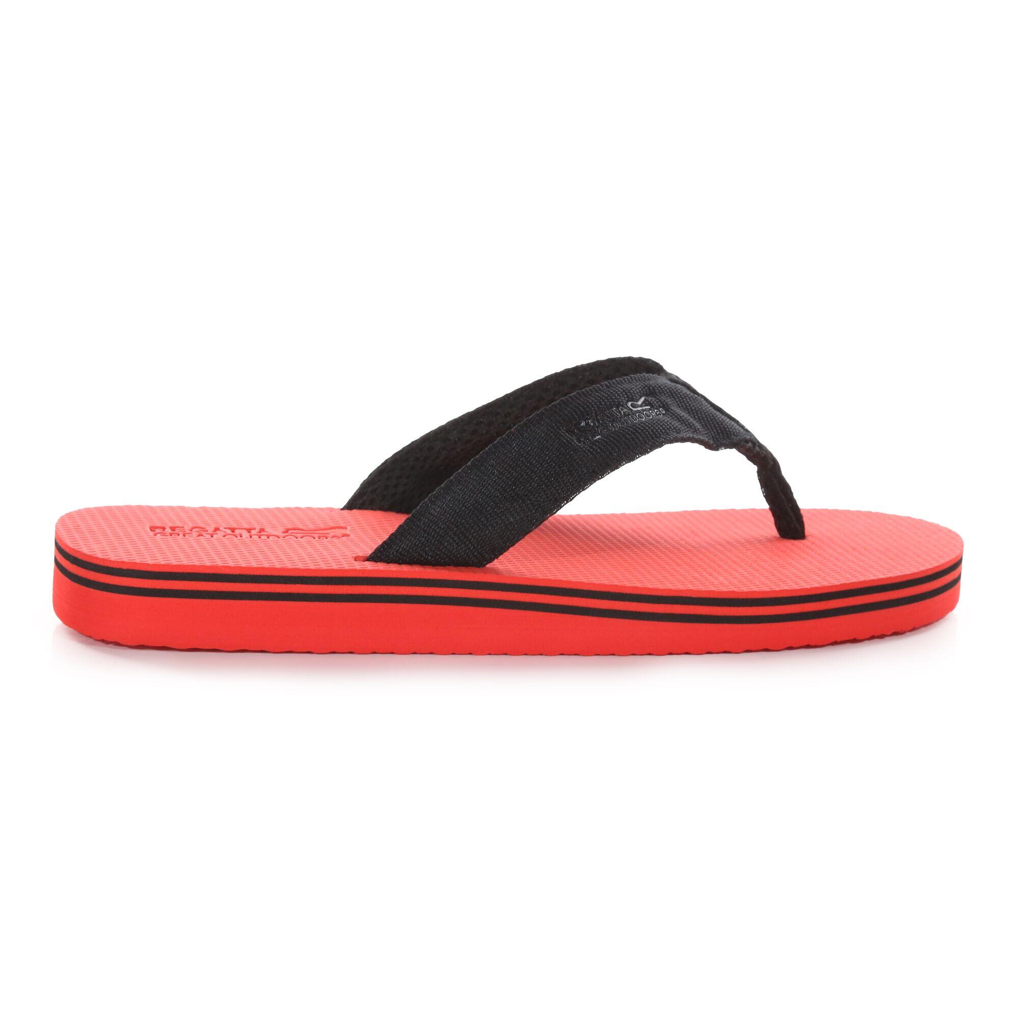 REGATTA Rico Men's Poolside Flip Flops - True Red