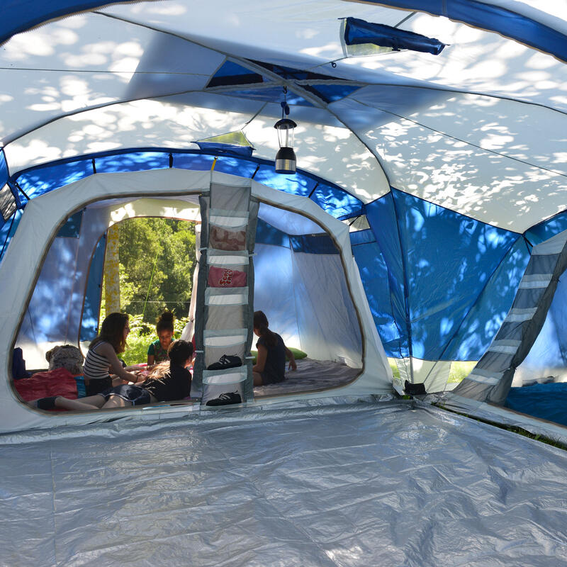 Tenda da campeggio familiare cupola - Nimbus 12 persone - 3xCabine - Zanzariera