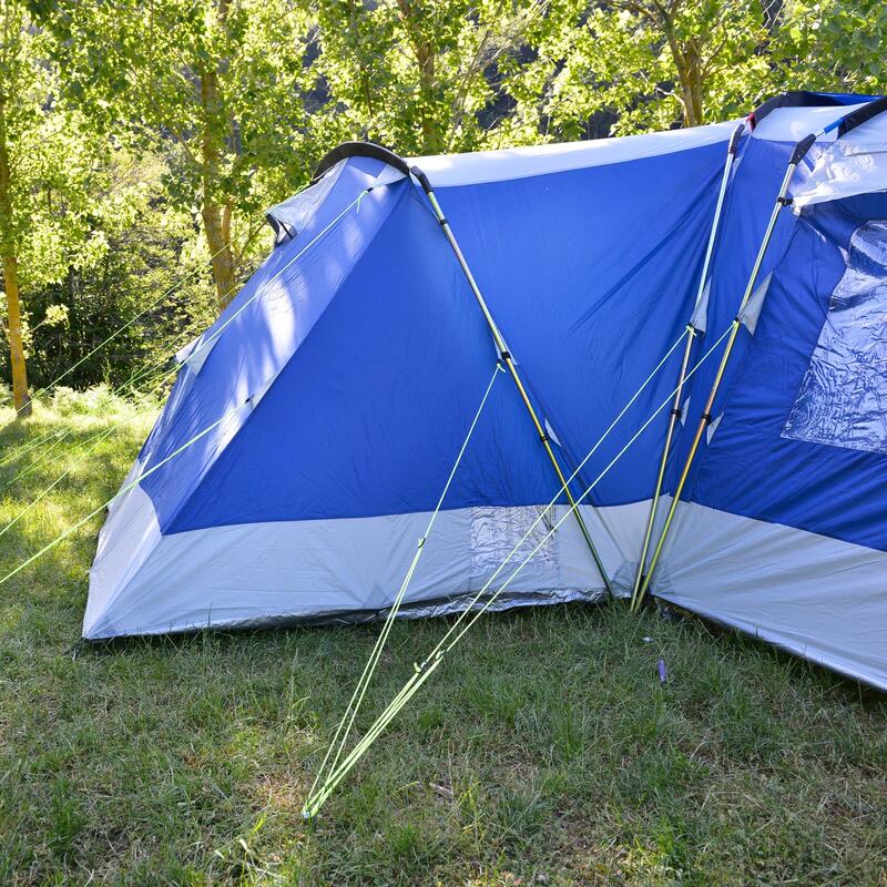 Tenda da campeggio familiare cupola - Nimbus 12 persone - 3xCabine - Zanzariera