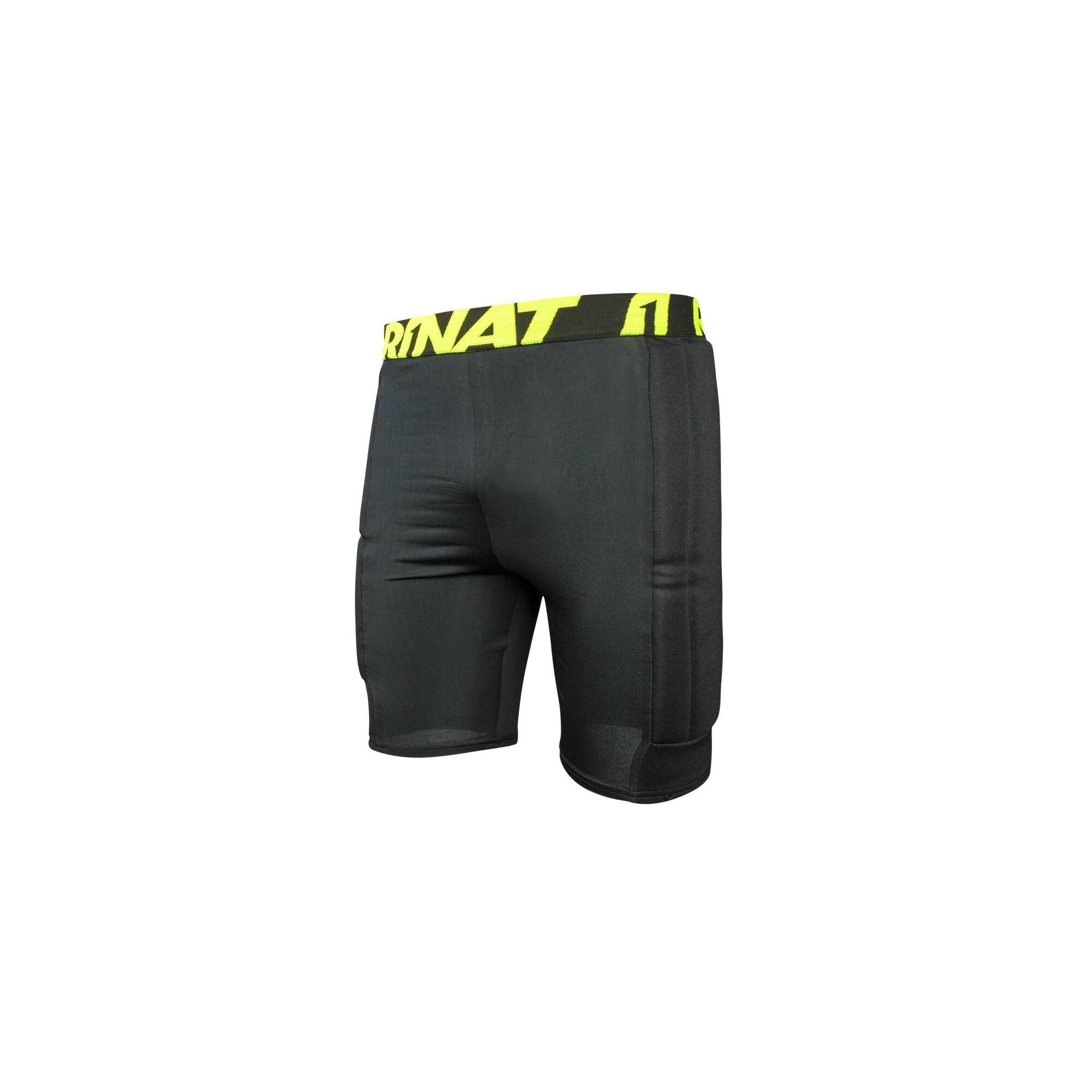 Pantalon de Gardien de But Adulte Rinat Short De Compression Rembourré  Noir 1/3