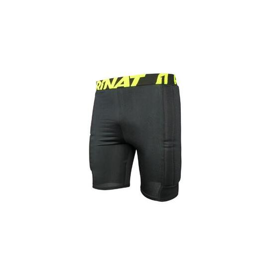 Pantalon de Gardien de But Adulte Rinat Short De Compression Rembourré Noir