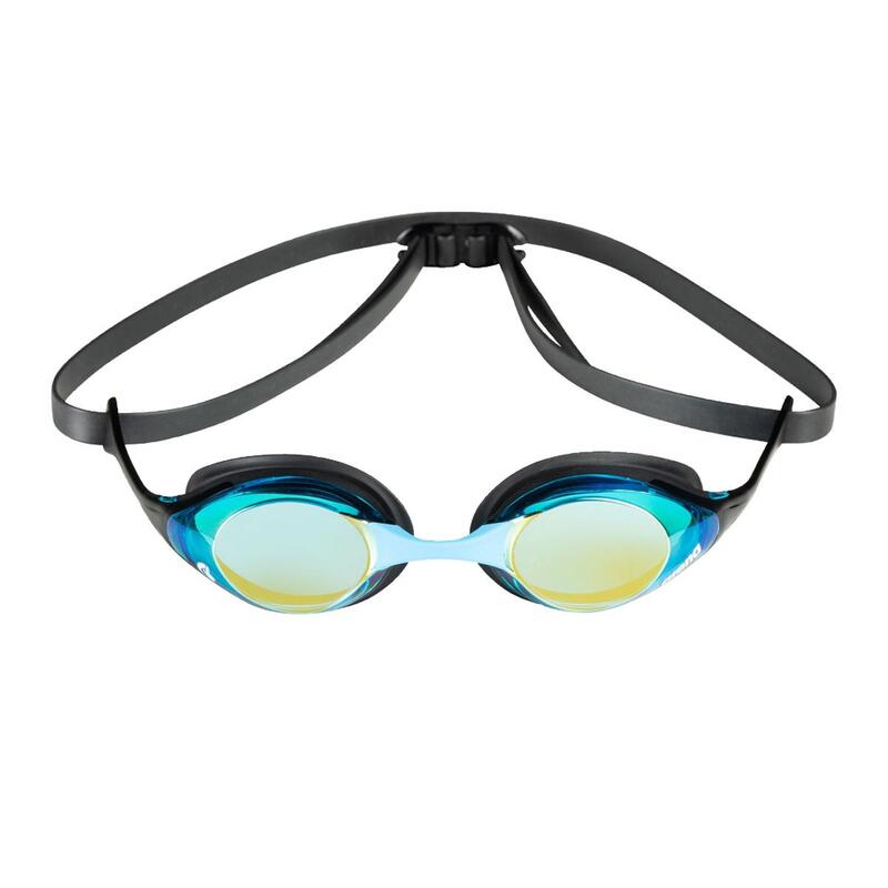 Arena Cobra Swipe Miroir Aqua/Noir