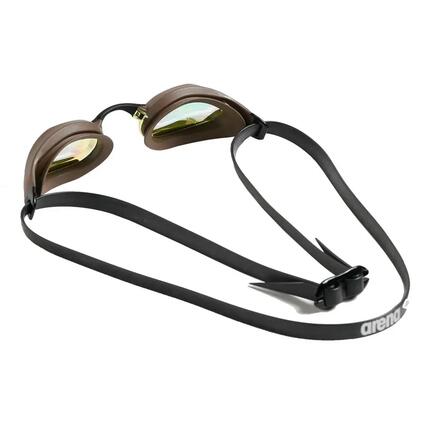 Lunettes de protection Arena Cobra Core Swipe à effet miroir - Jaune / Cuivre /
