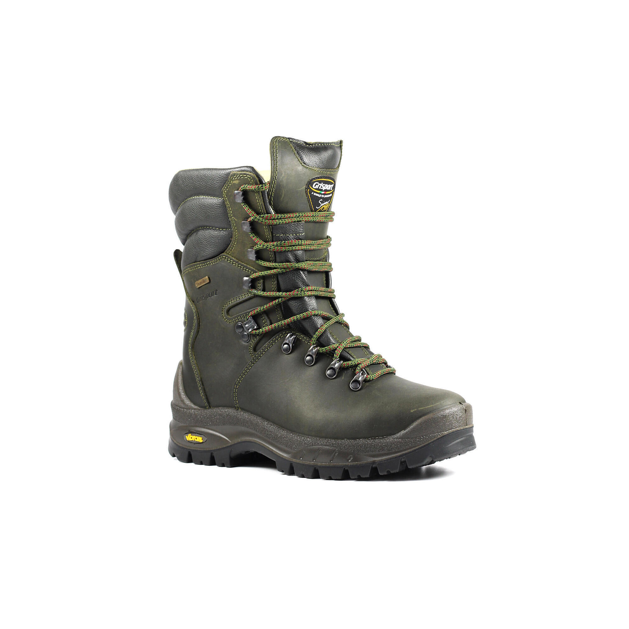 GRISPORT Ranger Waxed Leather Green Hiking Boot