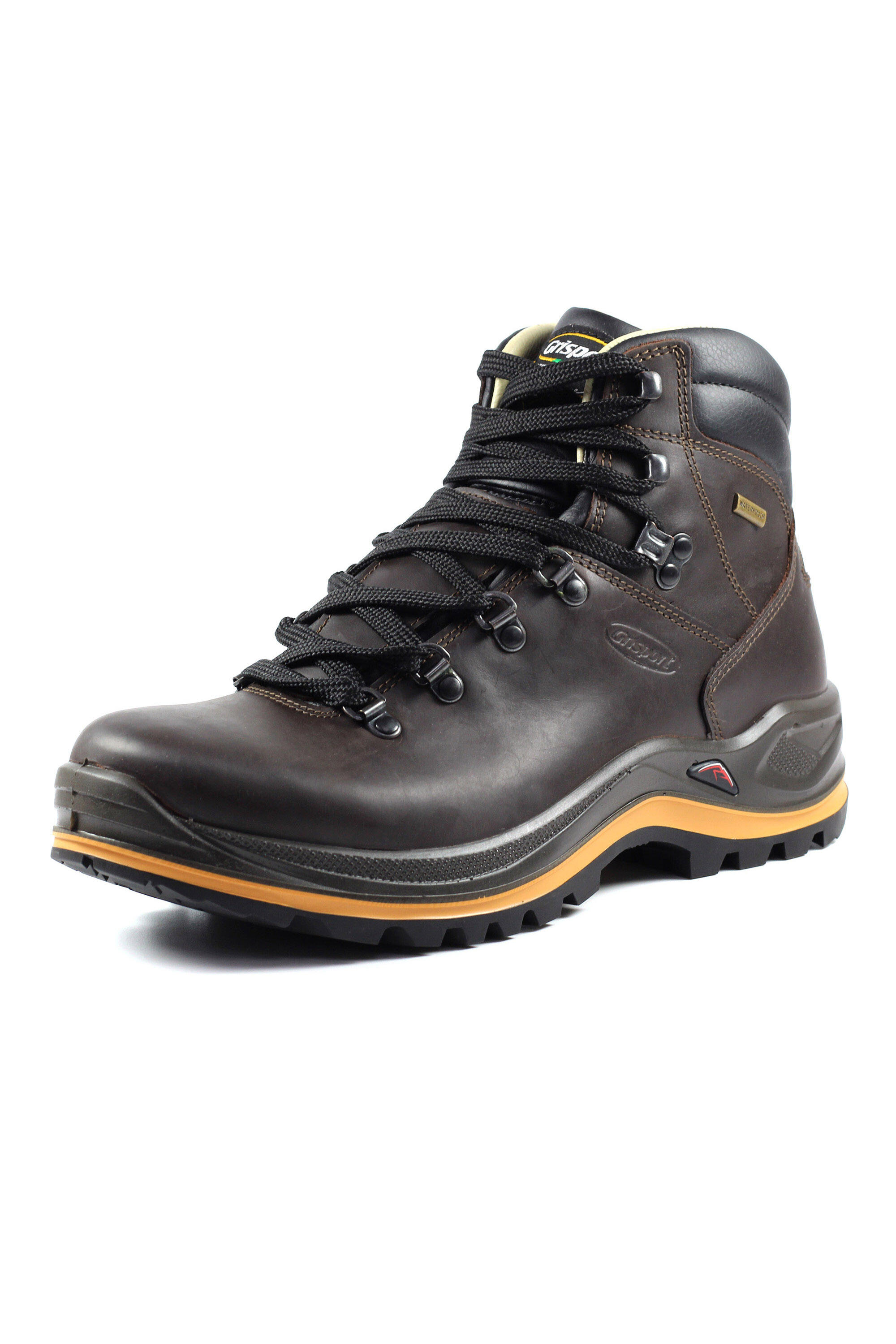 Aztec Brown Leather Wide Fit Hiking Boot 3/5