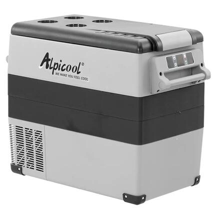 Glacière Portable avec Compresseur 12/230V Alpicool CF55 (Gèle -20ºC)