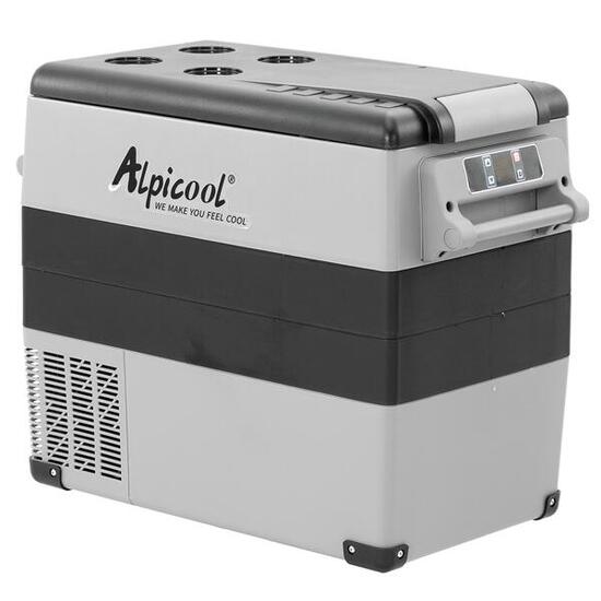 Glacière Portable avec Compresseur 12/230V Alpicool CF55 (Gèle -20ºC)