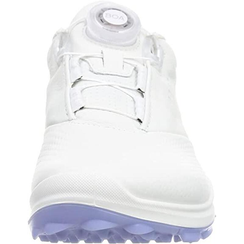 Zapatos de Golf para Mujer ECCO Biom Hybrid 3 Boa Blanco de Piel