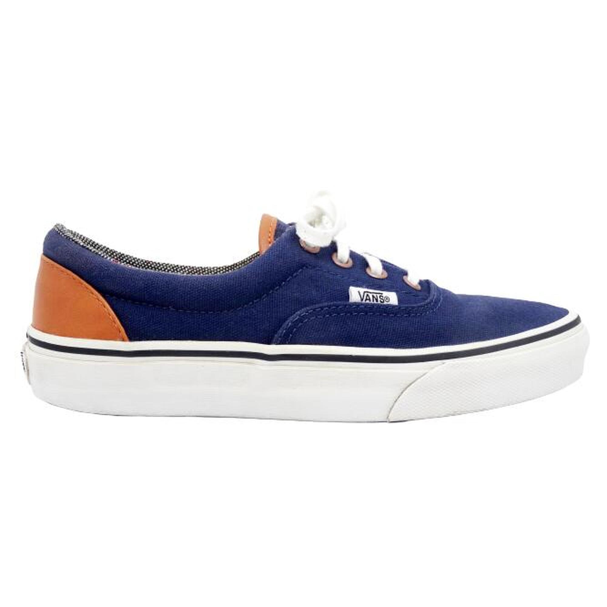 Vans - Reconditionné - Era - Vans- Très Bon État - Baskets - Blanc|bleu|orange - 36 - Decathlon
