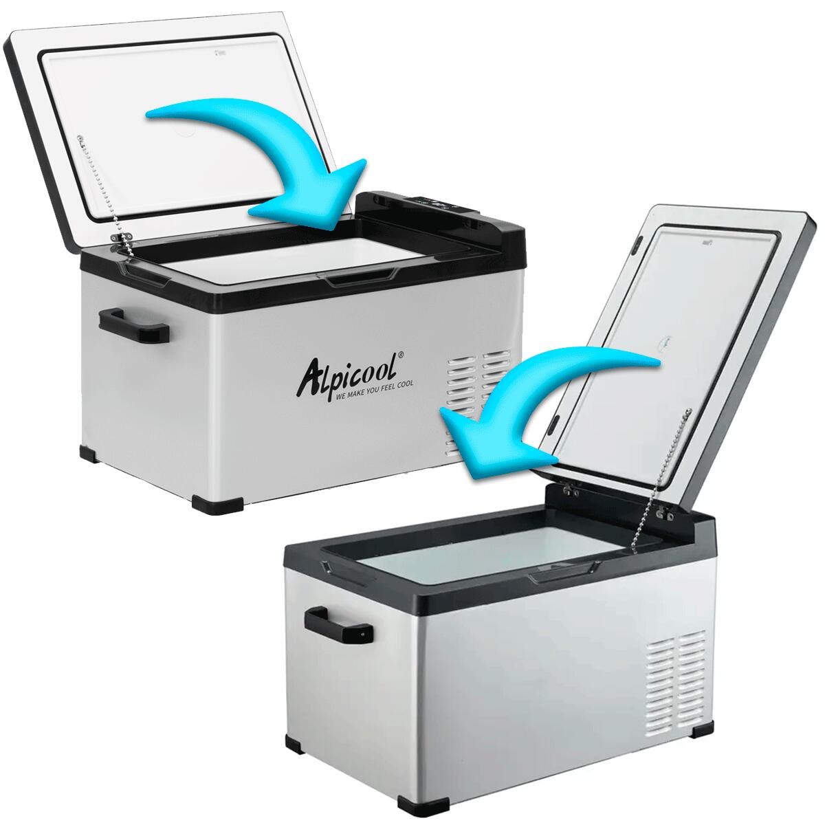 Elektrische koelkast auto of camping 12V Alpicool C25 (Vriest -20ºC) 6/7