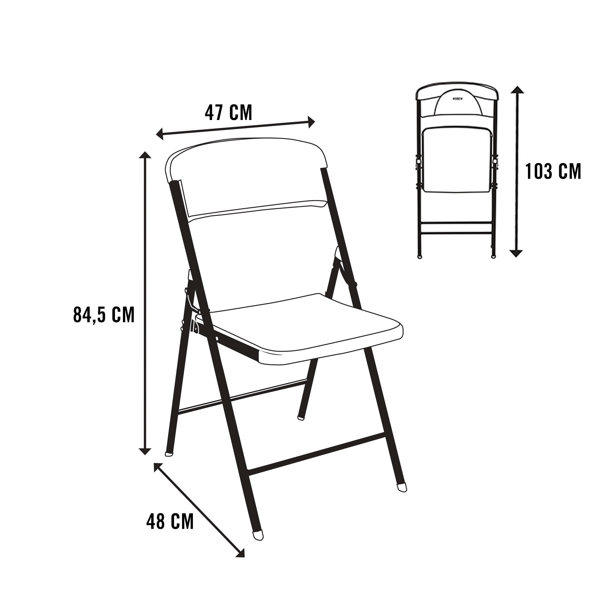 Ensemble de 4 chaises pliantes 5/5