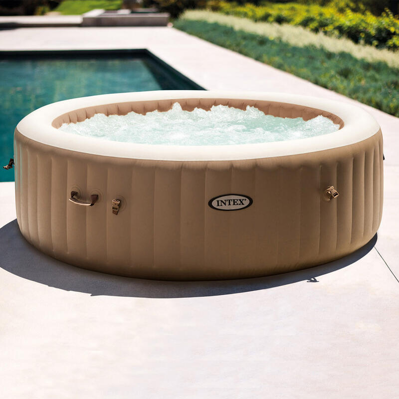 Spa hinchable INTEX con burbujas y jets 6 personas