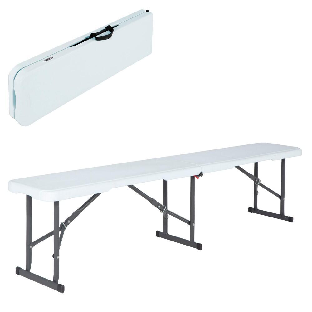 Lifetime - Banc Pliant 1.83m Lifetime #80305 - Siège Pliant - Blanc - Taille Unique - Decathlon