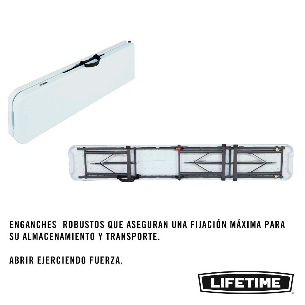 Banco plegable ultrarresistente 454 kg LIFETIME 183x29x42 cm uv100 2/7
