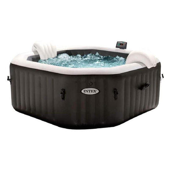 Spa gonflable PureSpa Carbone octogonal Bulles et Jets 6 places