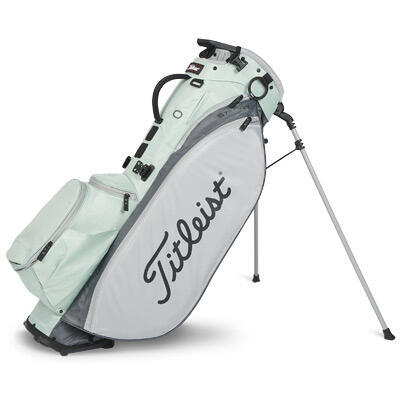 2023 TB23SX9A-322 PLAYERS 5 "STADRY" GOLF STAND BAG - WHITE/GREEN