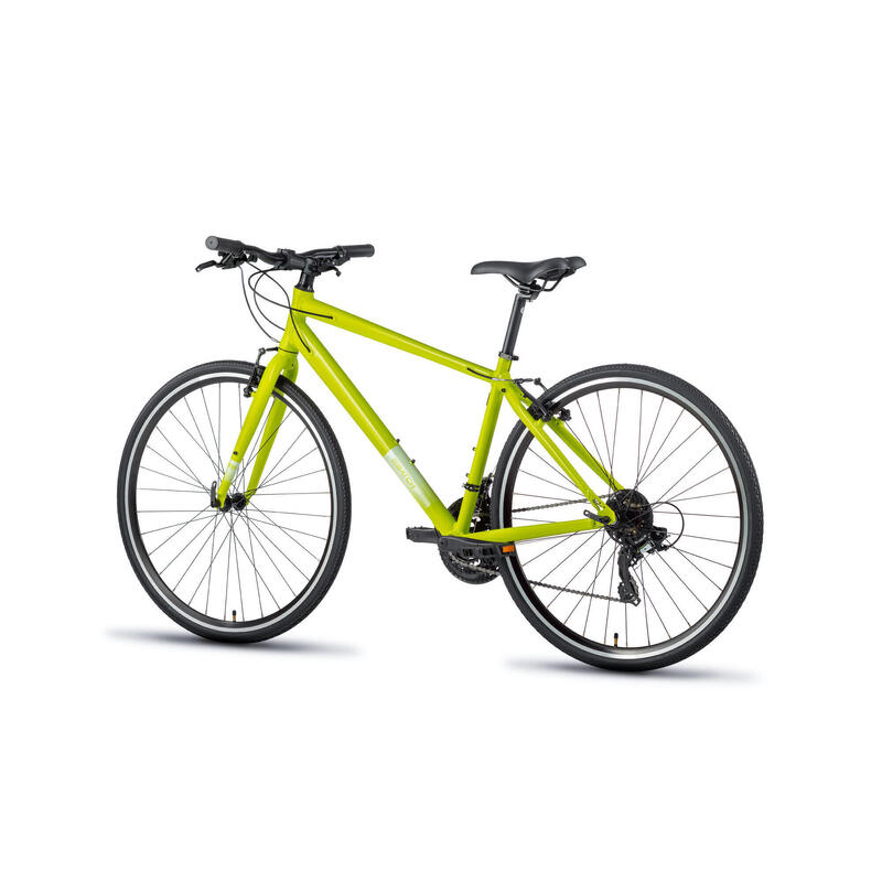 (Assembled)The Fitness Bike - Adult City Bike - GLOSS MOSS YELLOW