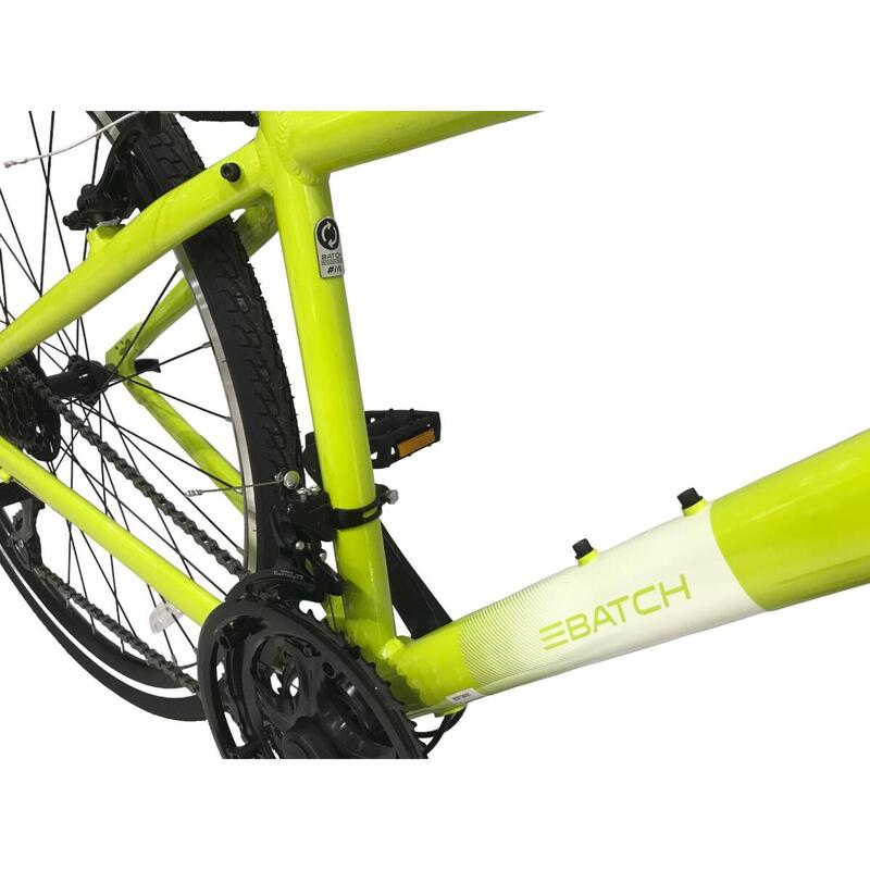 (Assembled)The Fitness Bike - Adult City Bike - GLOSS MOSS YELLOW