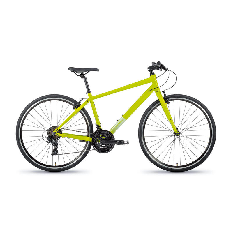 (Assembled)The Fitness Bike - Adult City Bike - GLOSS MOSS YELLOW