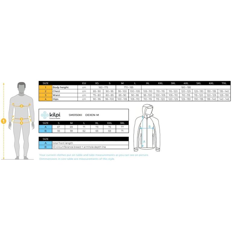 Męska kurtka narciarska Kilpi DEXEN-M