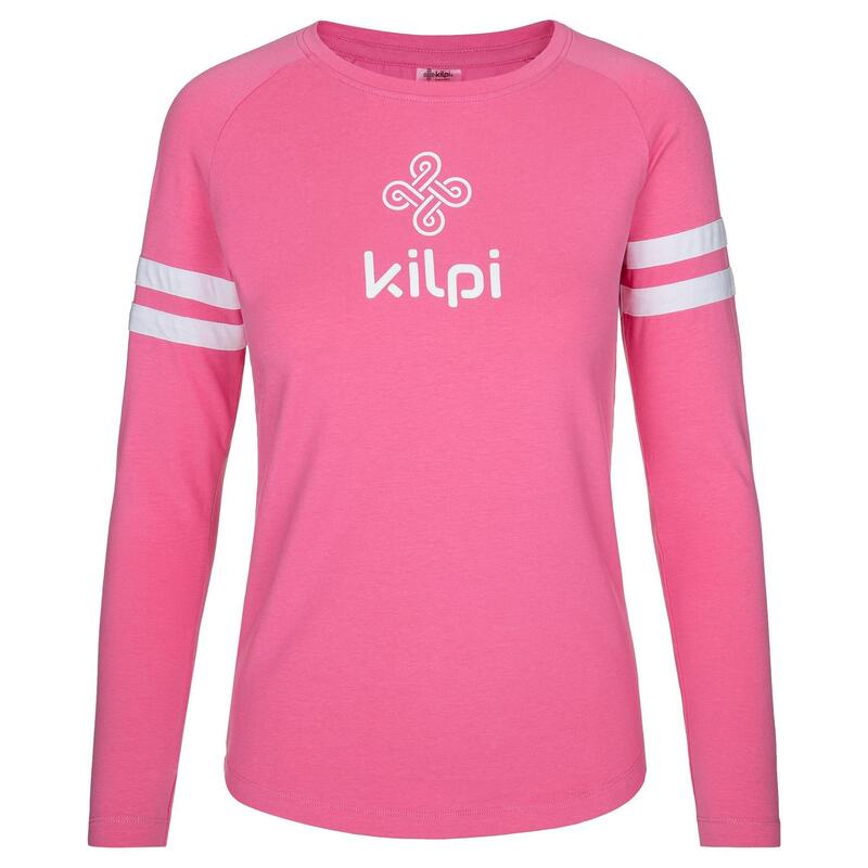 Katoenen t-shirt met lange mouwen voor dames Kilpi MAGPIES-W