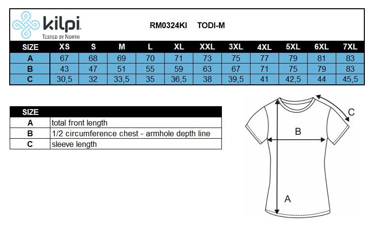 Camiseta manga corta TODI-M running hombre KILPI 7/7