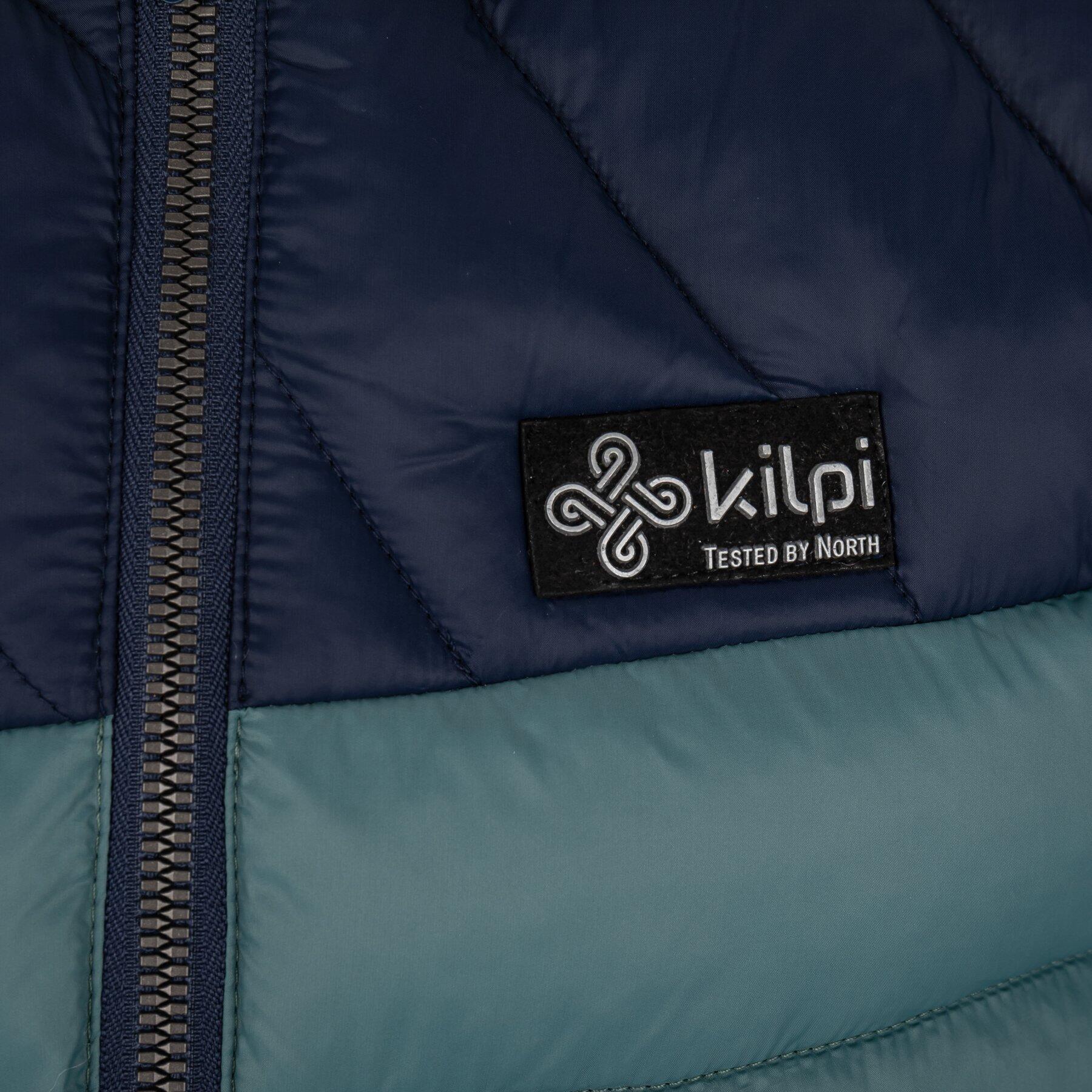 Chaleco acolchado de montaña y trekking TOMM-JB niños KILPI Verde oscuro 4/5