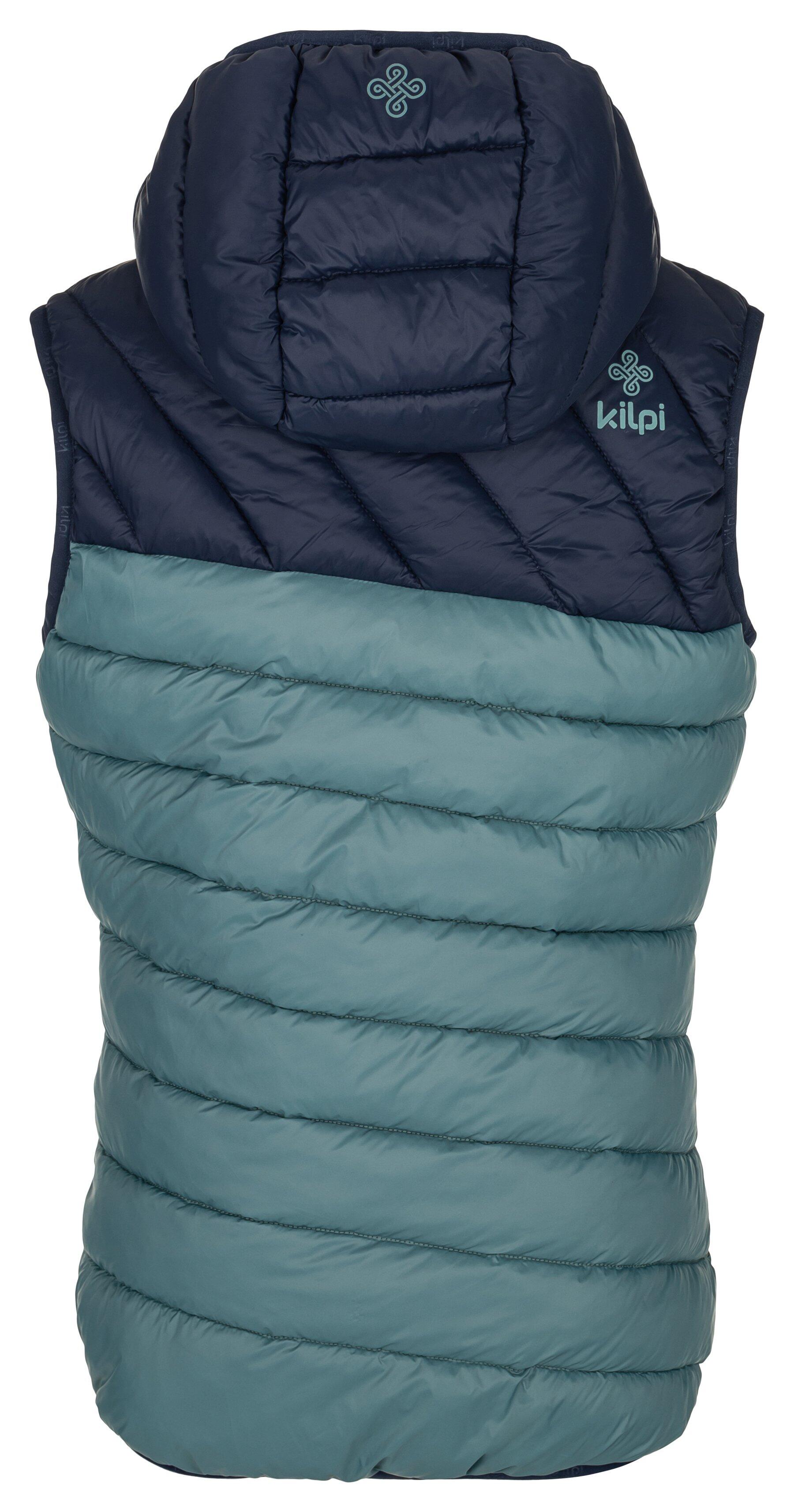 Chaleco acolchado de montaña y trekking TOMM-JB niños KILPI Verde oscuro 2/5