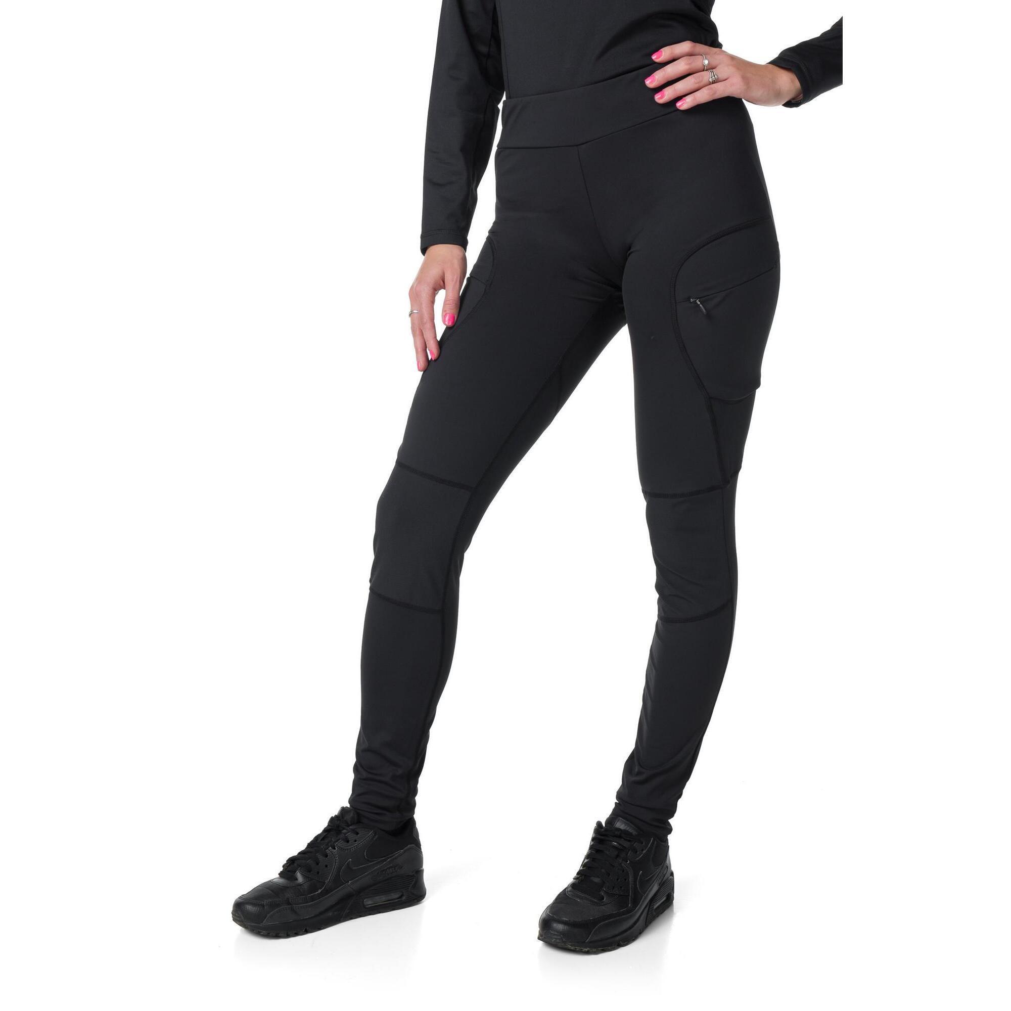 Leggings femme Kilpi Mounteria-W - taille haute, renfort genoux et siège 7/7