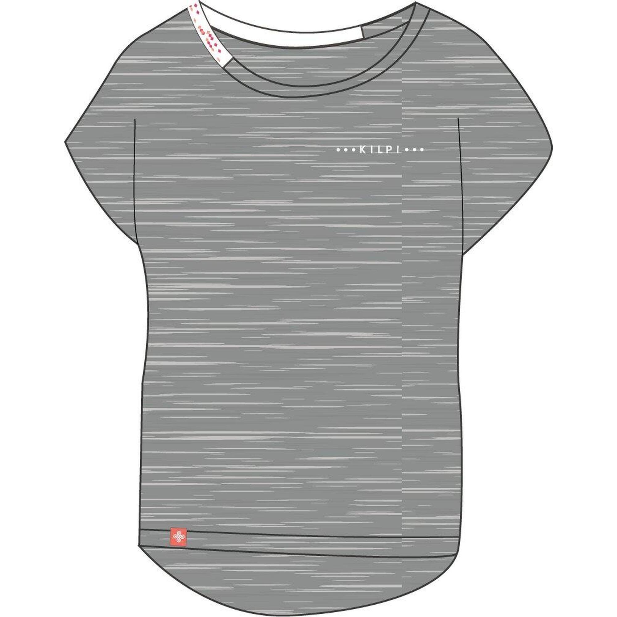 Katoenen dames t-shirt Kilpi ROISIN-W