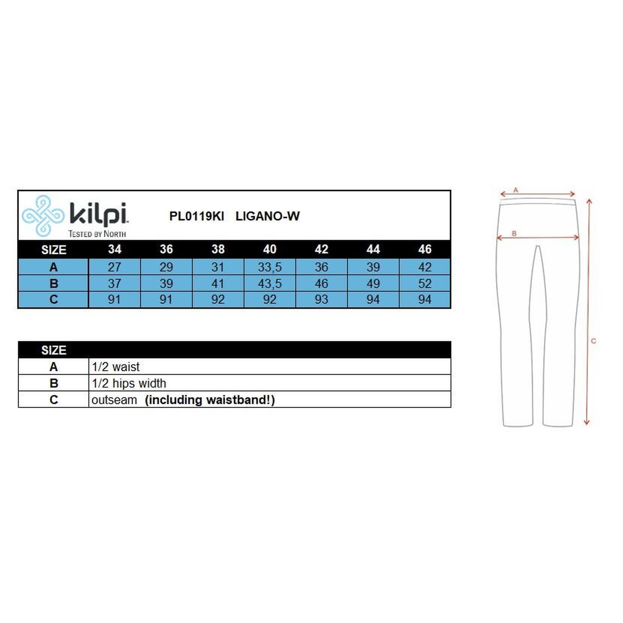 Legging voor dames Kilpi LIGANO-W 6/6