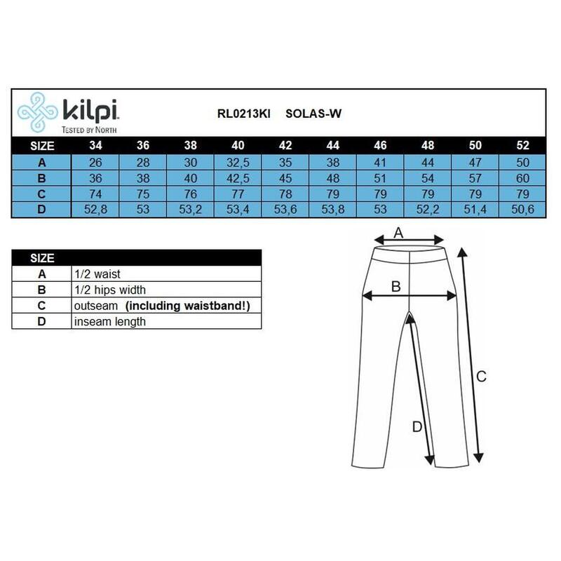 Dámské 3/4 fitness legíny Kilpi SOLAS-W