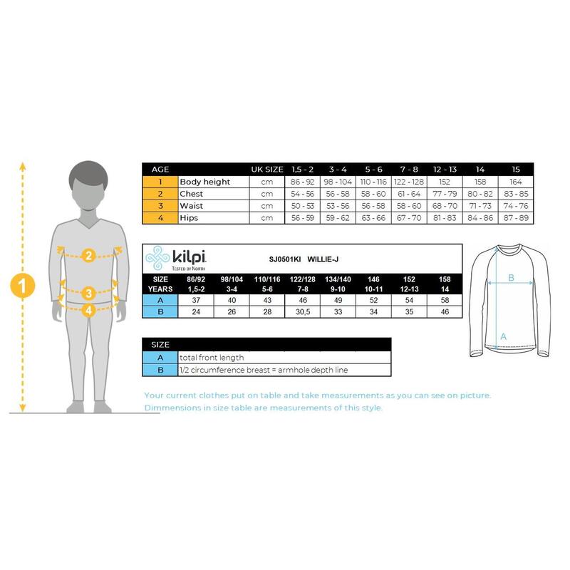 Gyerek alapréteg Kilpi WILLIE-J