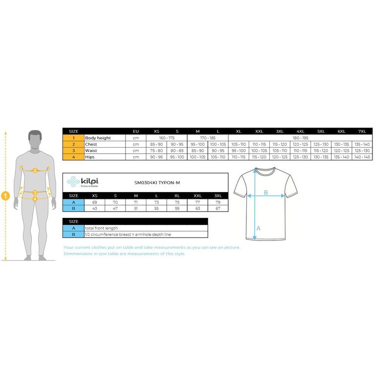 Męski bawełniany t-shirt Kilpi TYPON-M