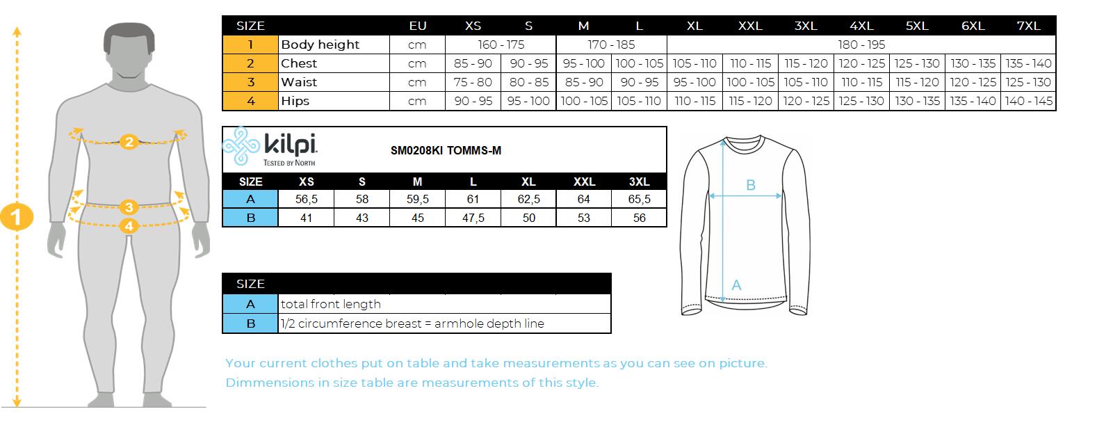 KILPI Tomms Fleece/Fleece, sötétkék, férfi 7/7