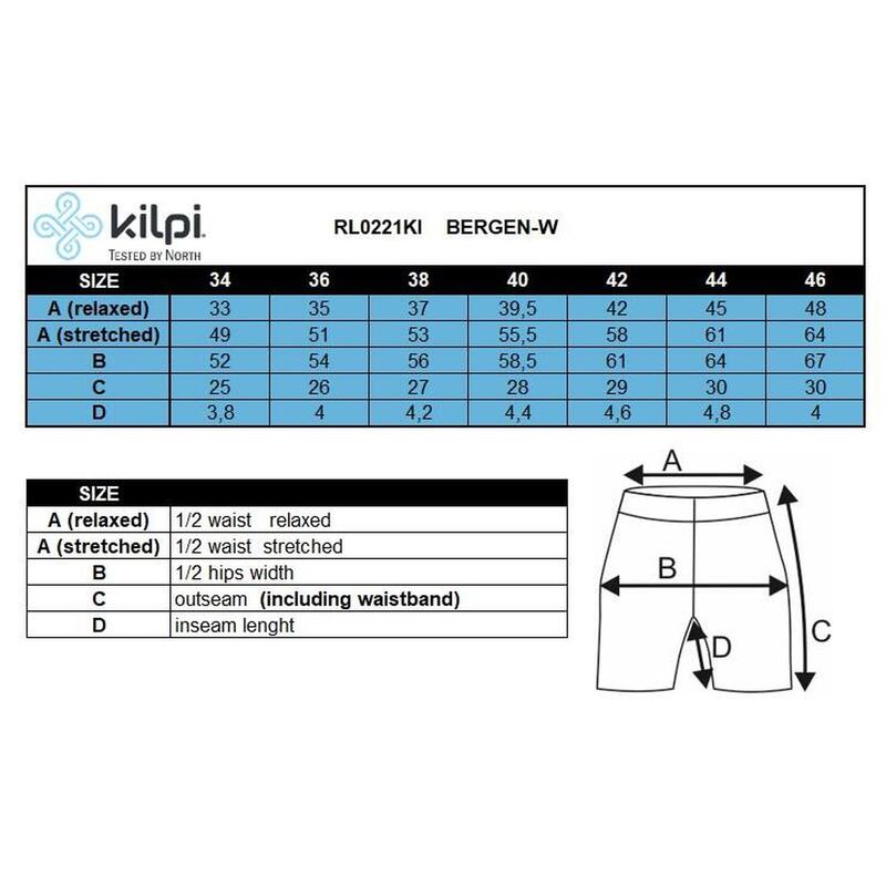 Dames hardloopshorts Kilpi BERGEN-W