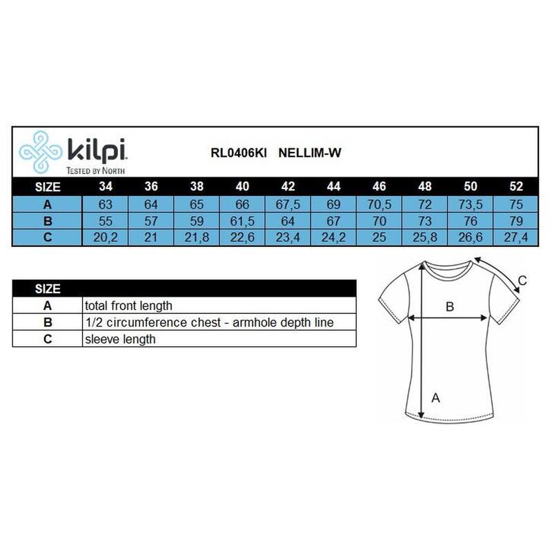 T-shirt en coton pour femmes Kilpi NELLIM-W