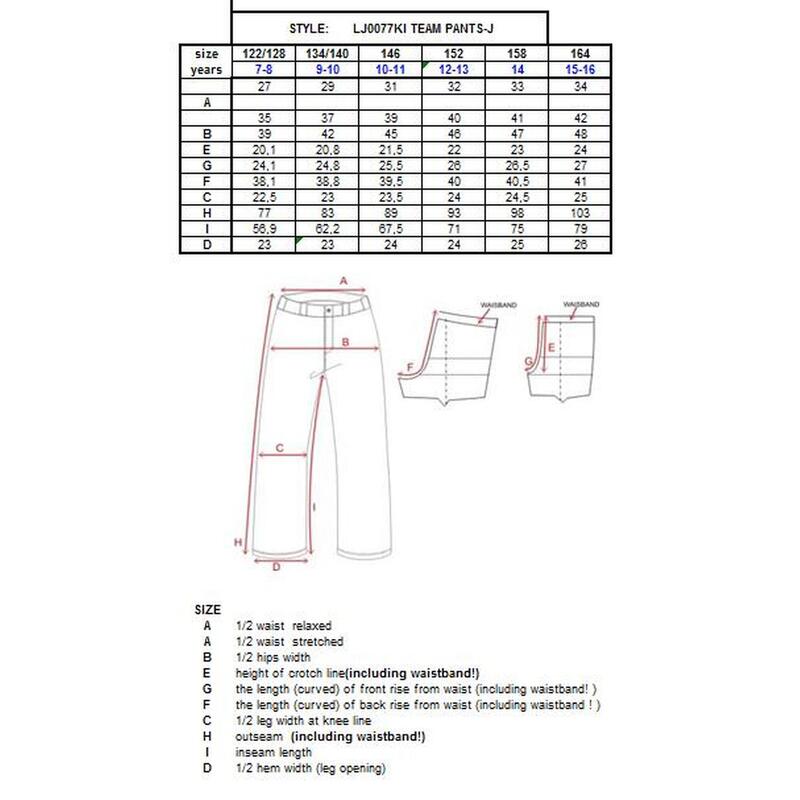 Pantalon ski DERMIZAX PRIMALOFT enfant Kilpi TEAM PANTS-J