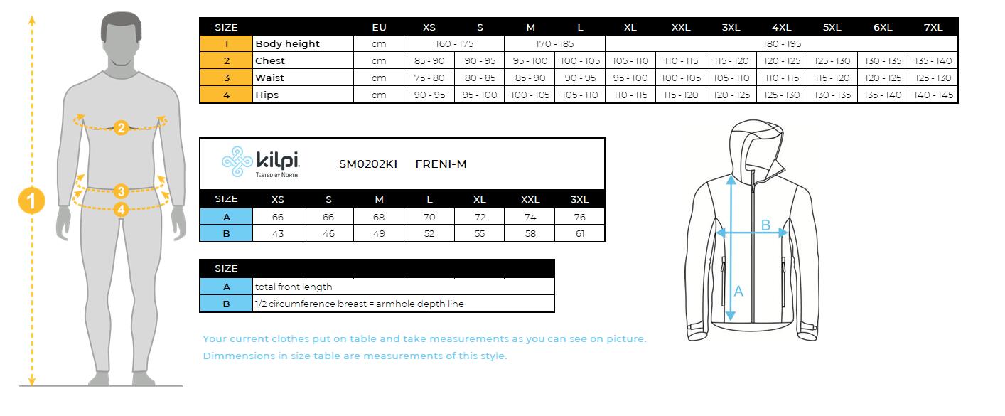 Chaqueta polar con capucha FRENI-M hombre KILPI 7/7