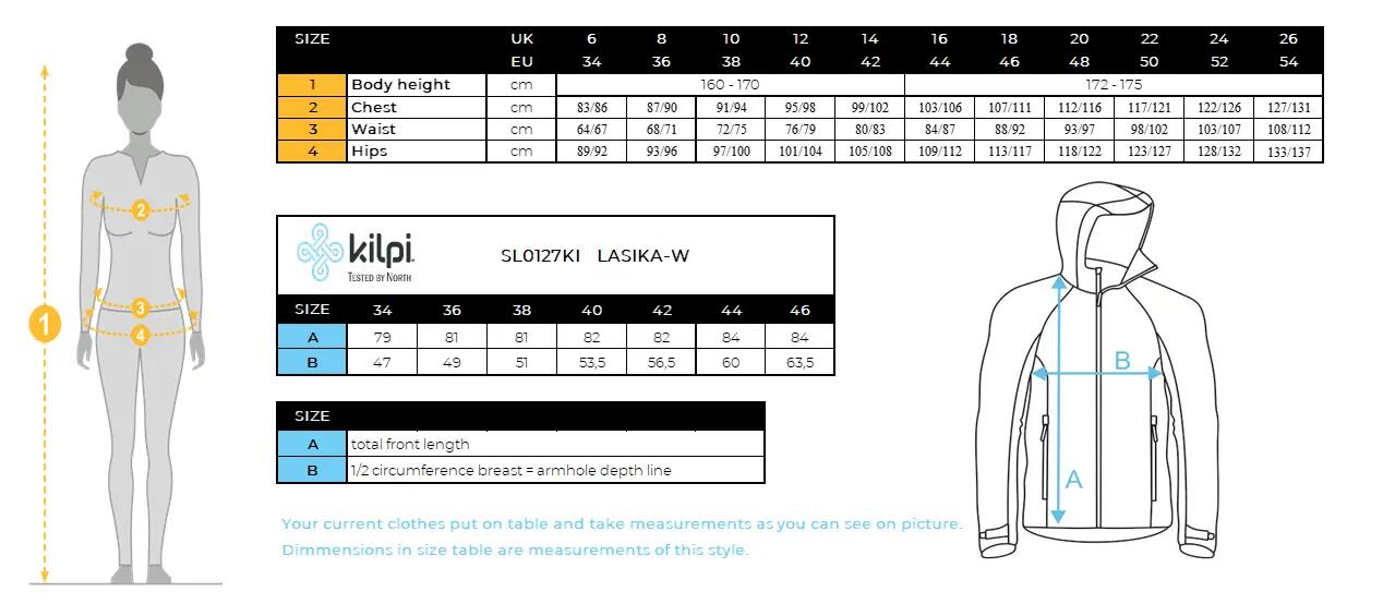 Damski płaszcz softshell Kilpi LASIKA-W 7/7