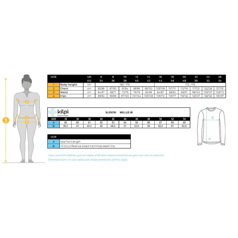 Sous-couche femme Kilpi WILLIE-W