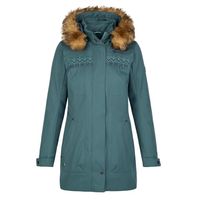 Parka PERU-W para mujer KILPI Verde oscuro