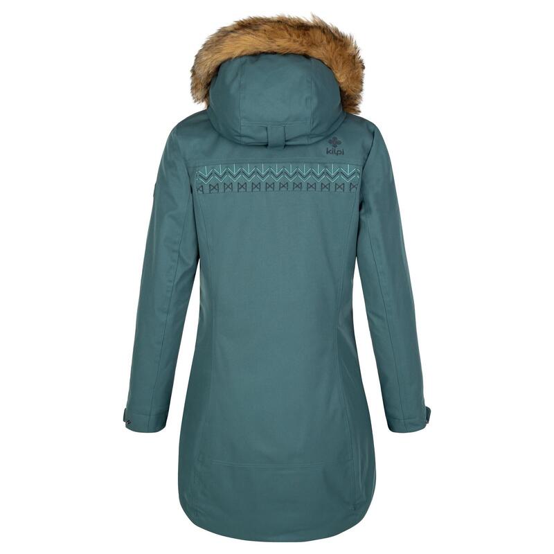 Parka PERU-W para mujer KILPI Verde oscuro