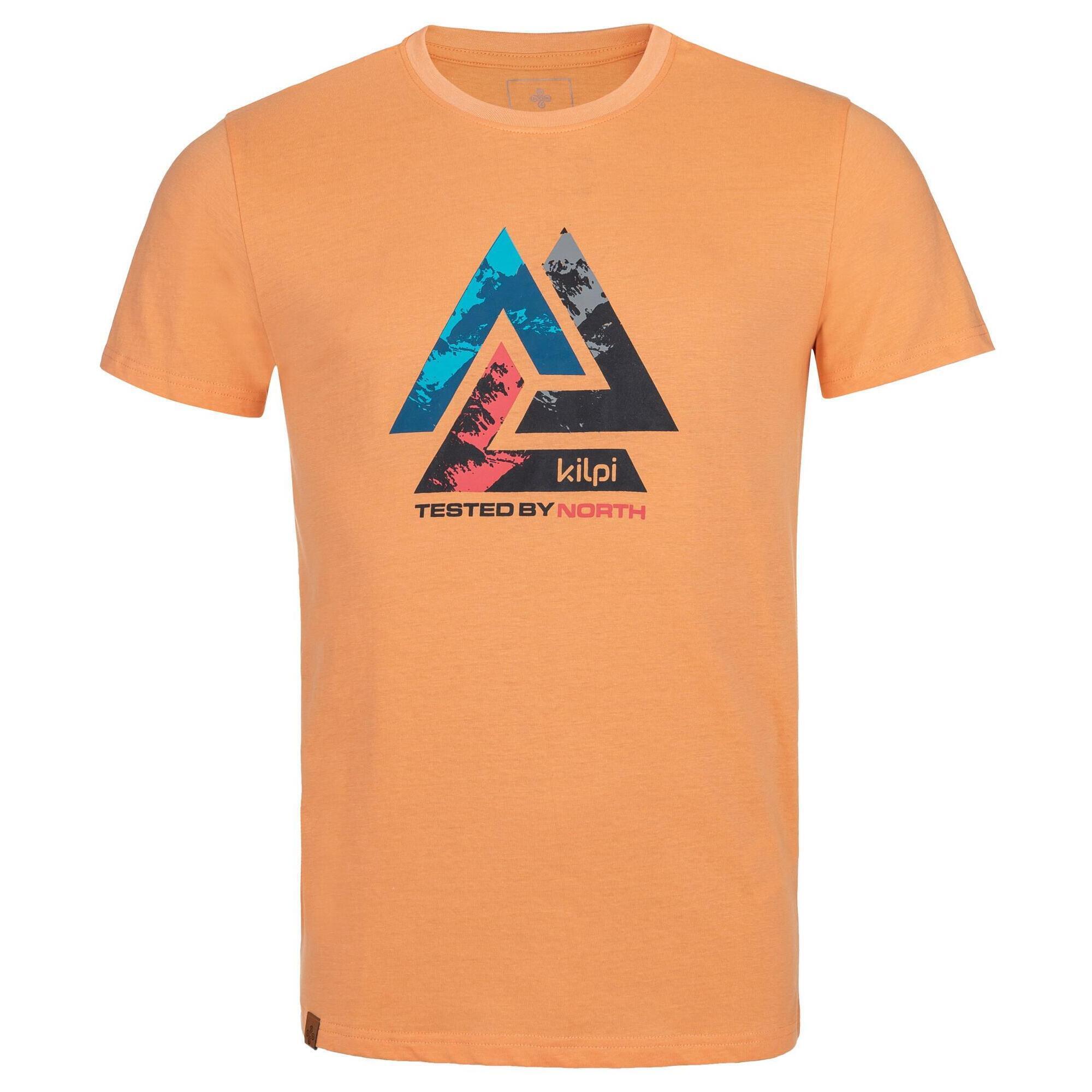 Camiseta algodón manga corta ENERO-M senderismo hombre KILPI 1/3